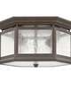 Edgewater 13 Inch 2 Light Outdoor Flush Mount