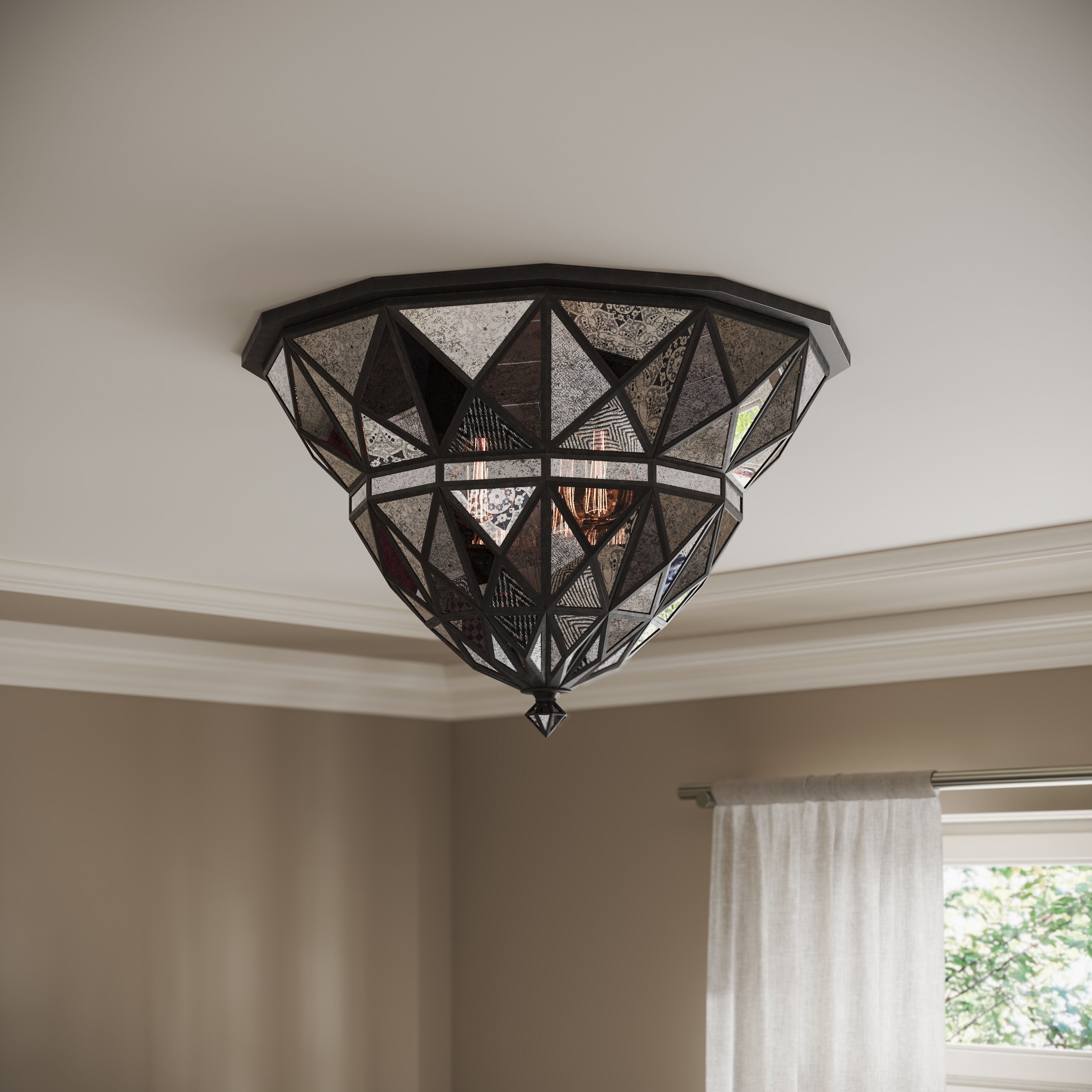 Martyn Lawrence Bullard Positano 20 Inch Flush Mount