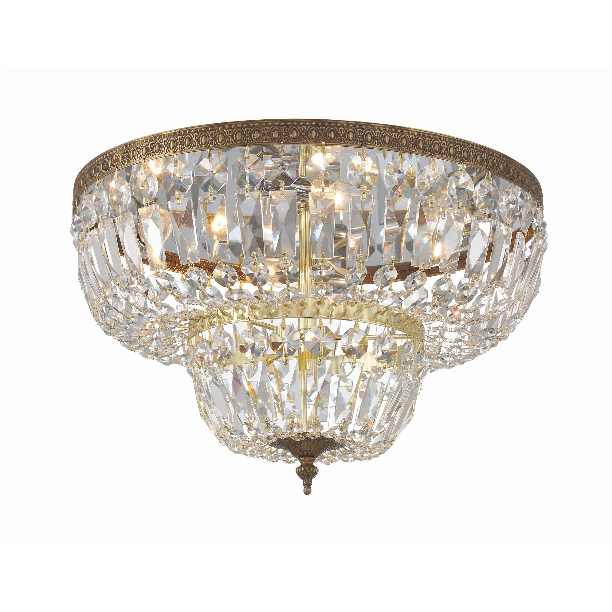 Ceiling 18 Inch 4 Light Semi Flush Mount