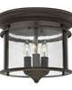 Gentry 12 Inch 3 Light Flush Mount