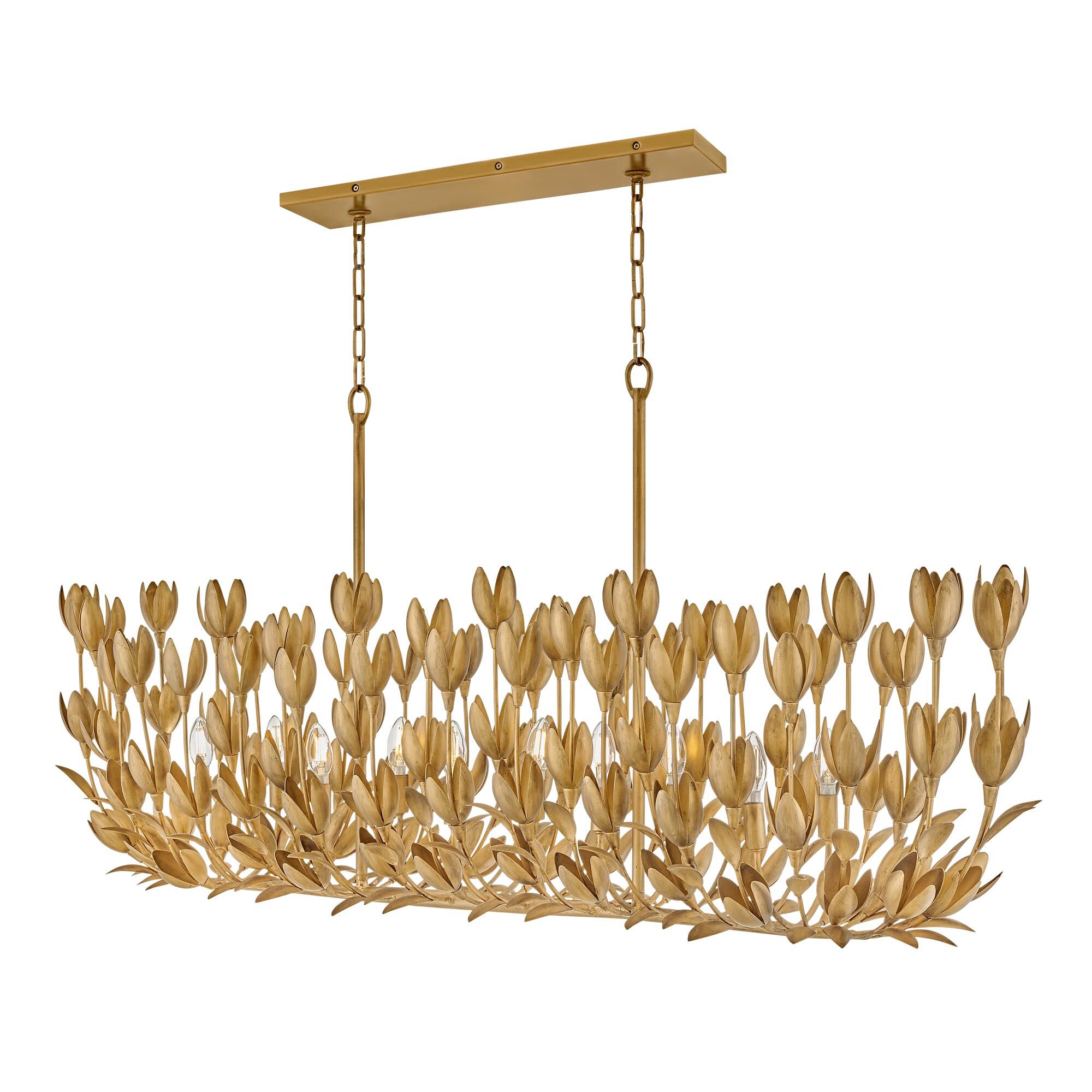 Flora Large Linear Chandelier