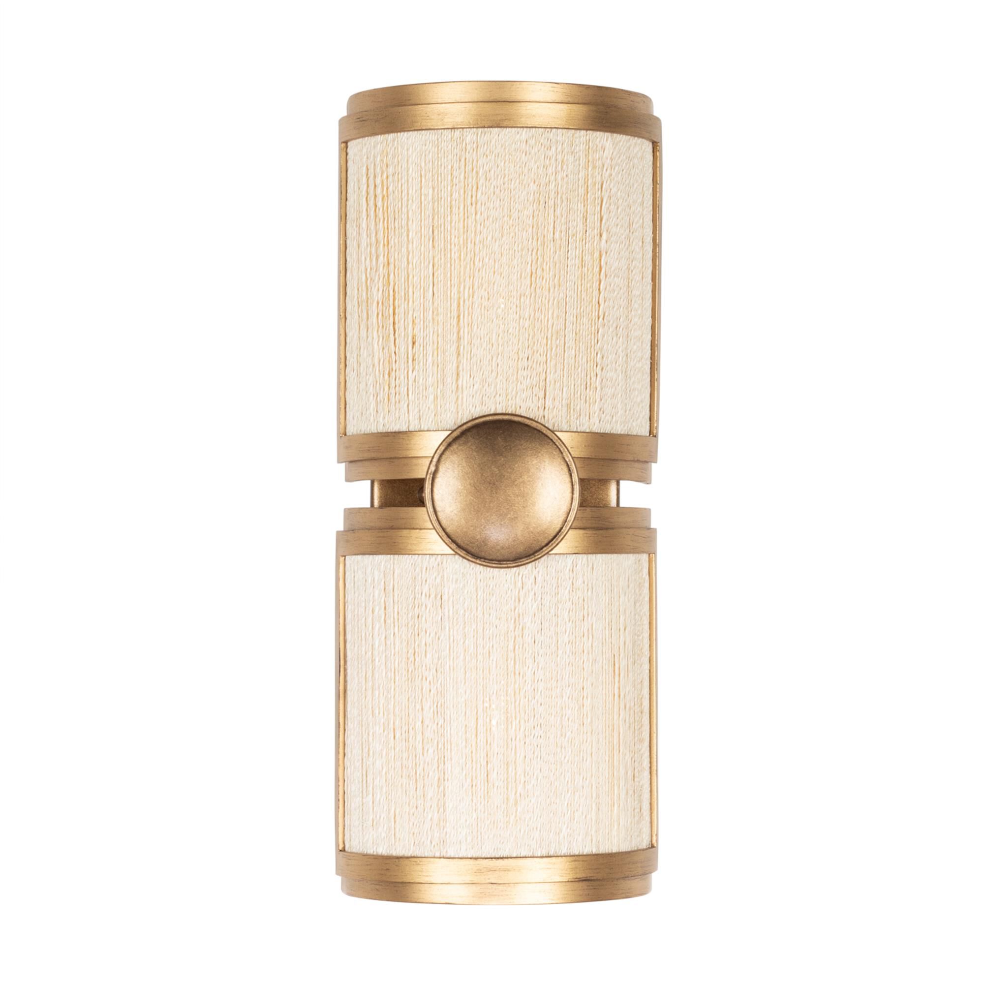 Button Medium 2 Light Wall Sconce
