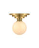 Martyn Lawrence Bullard Parisian 4 Inch Semi Flush Mount