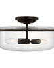 Chapman & Myers Lorford 16 Inch 3 Light Flush Mount