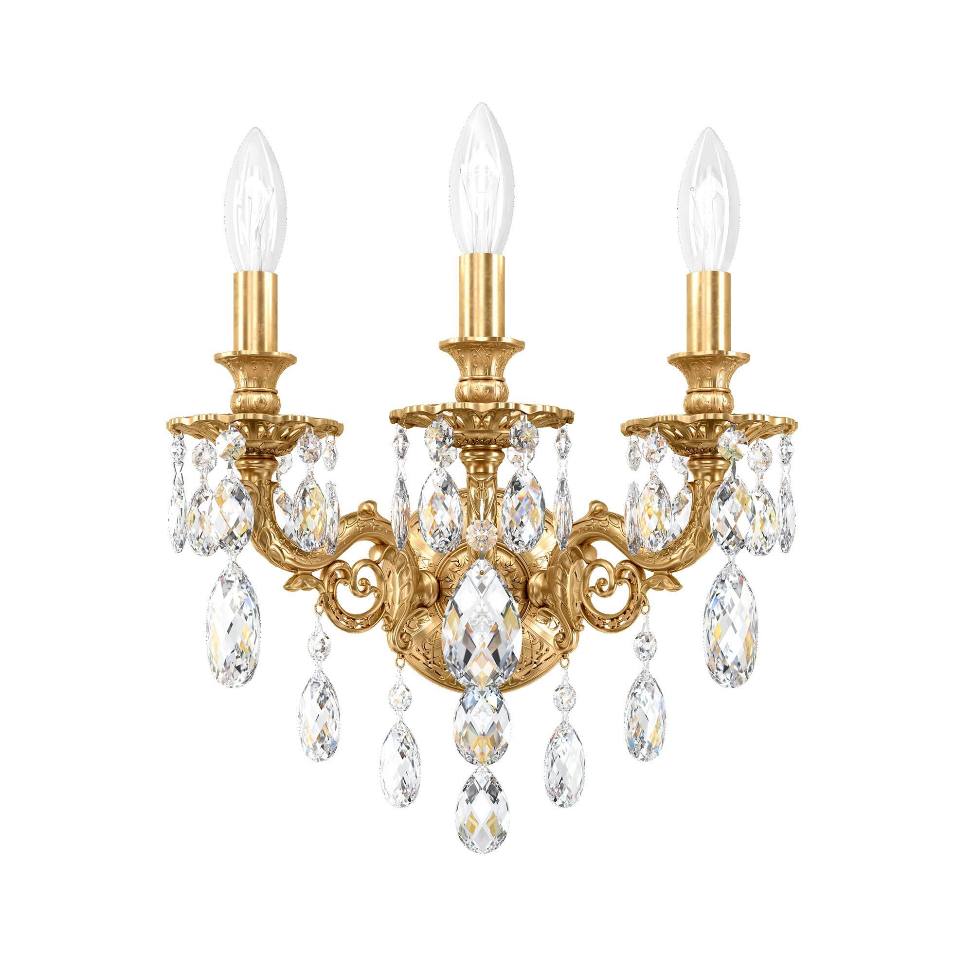 Milano 15 Inch 3 Light Wall Sconce