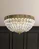Petit Crystal 12 Inch 5 Light Flush Mount