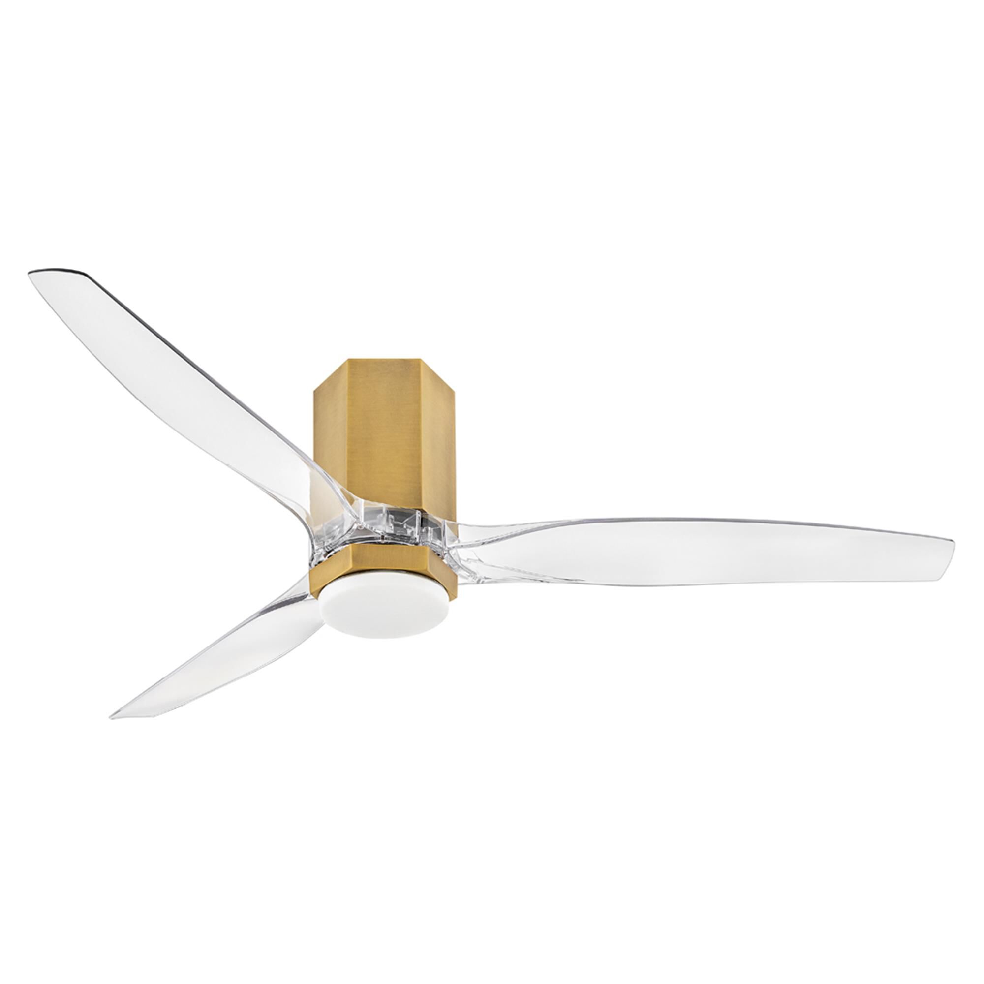 Facet 52 Inch Flush Mount Fan with Light Kit