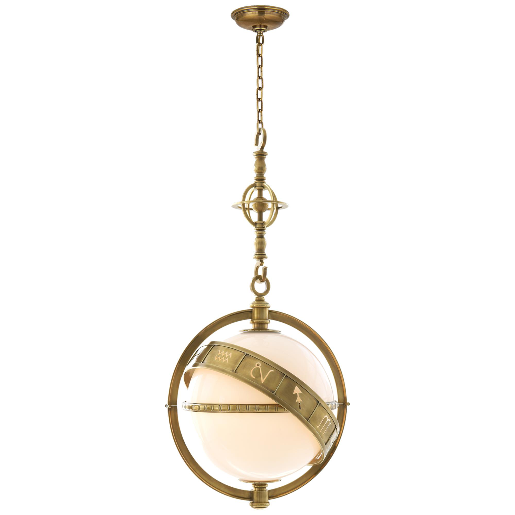 Chapman & Myers Zodiac Large Pendant Light