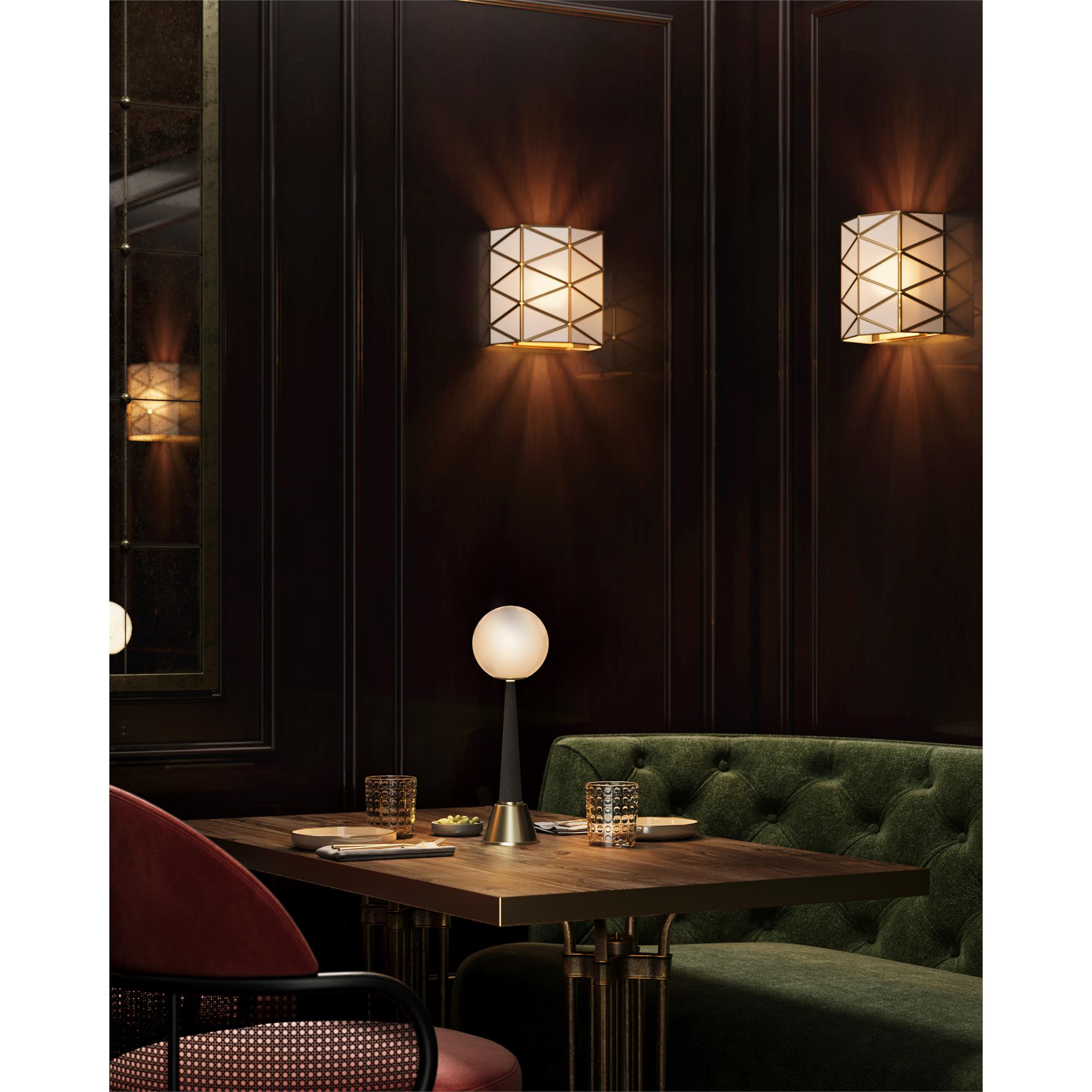 Polyhedron Small Wall Sconce