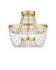 Mademoiselle 22 Inch 2 Light Semi Flush Mount