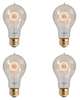 40 Watt A19 Nostalgic Loop E26 120 Volt (4 Pack)