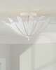 Eden 18 Inch 3 Light Semi Flush Mount