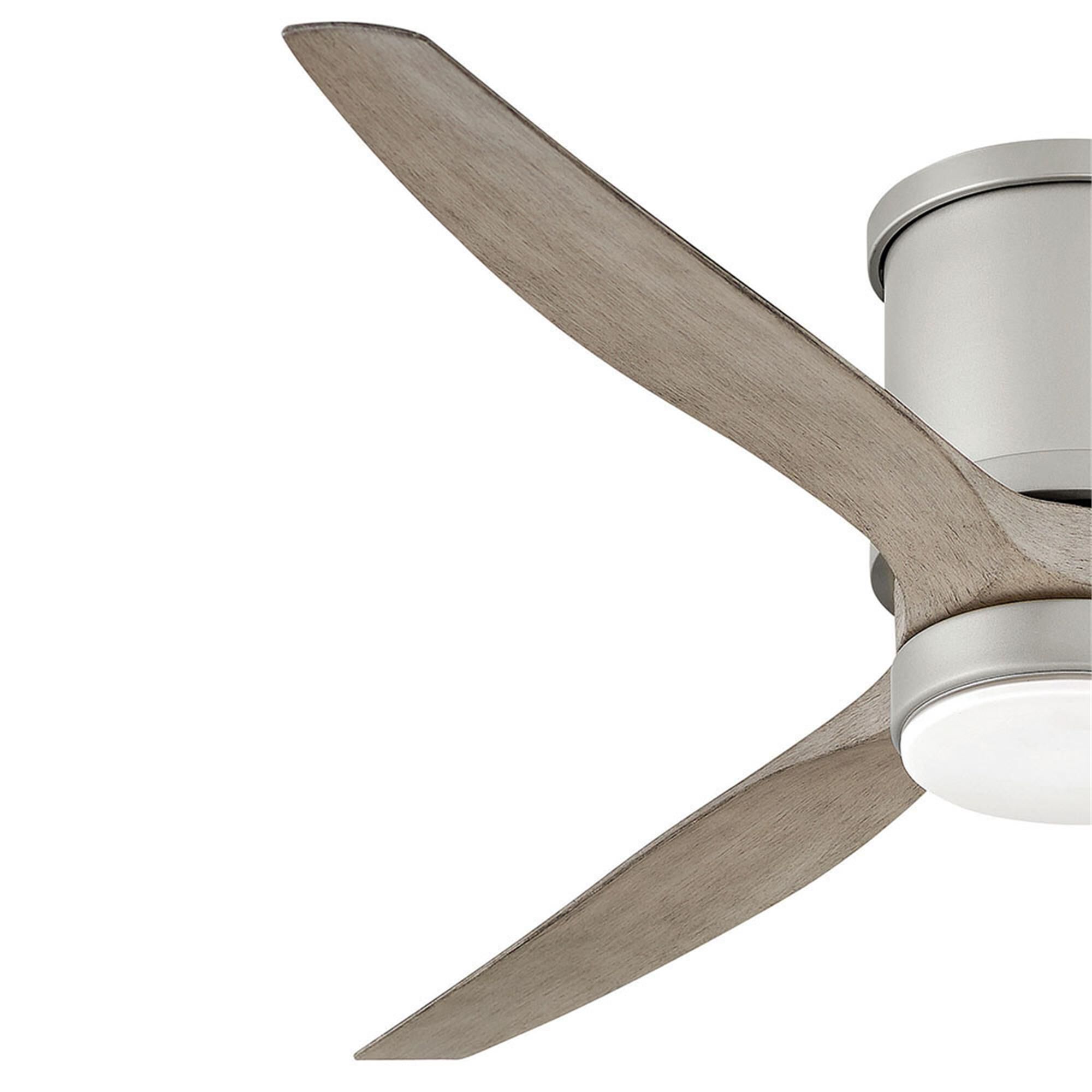 Hover 52 Inch Flush Mount Fan with Light Kit