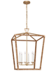 Chapman & Myers Darlana Wrapped 42 Inch Lantern Pendant