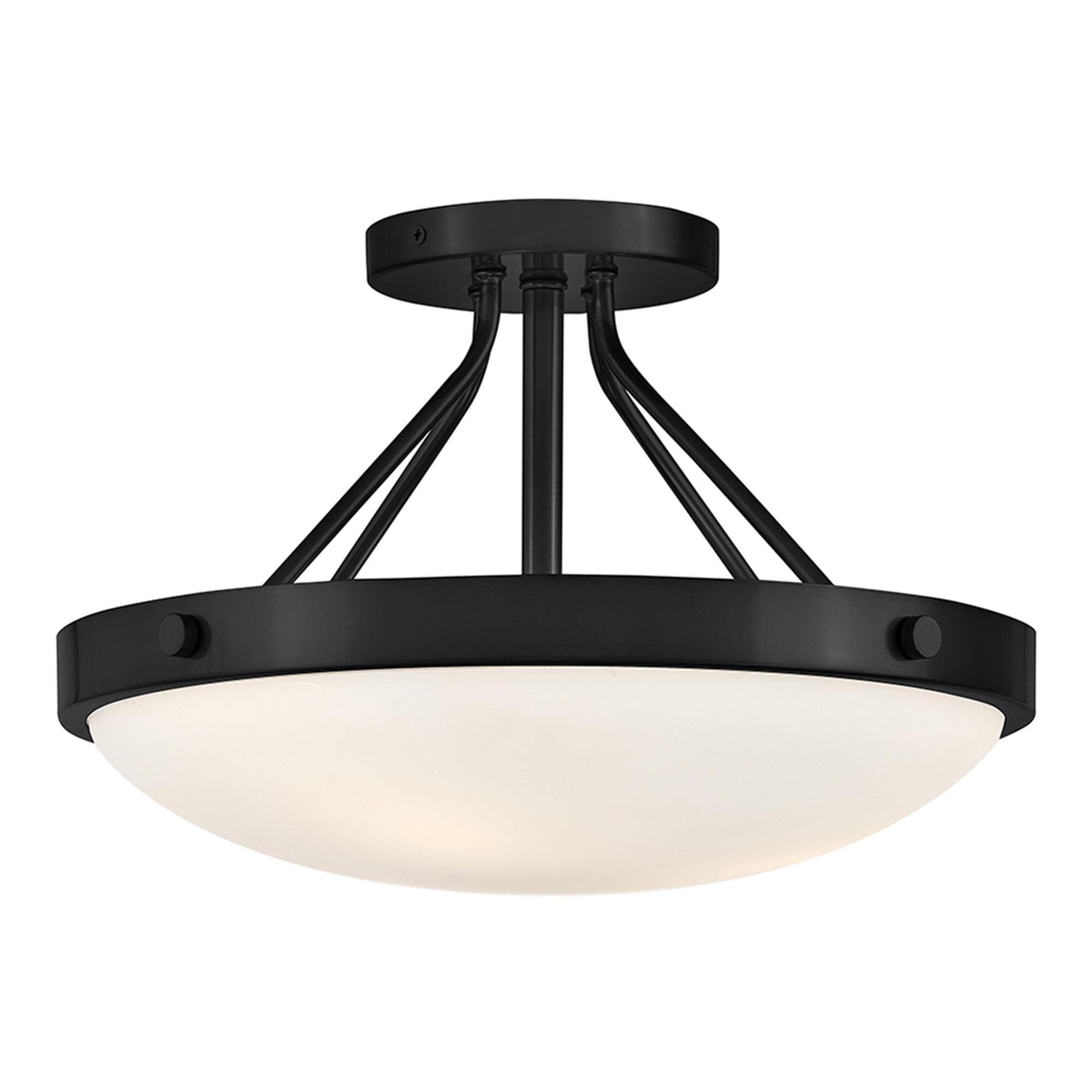 Gus 14 Inch 3 Light Semi Flush Mount