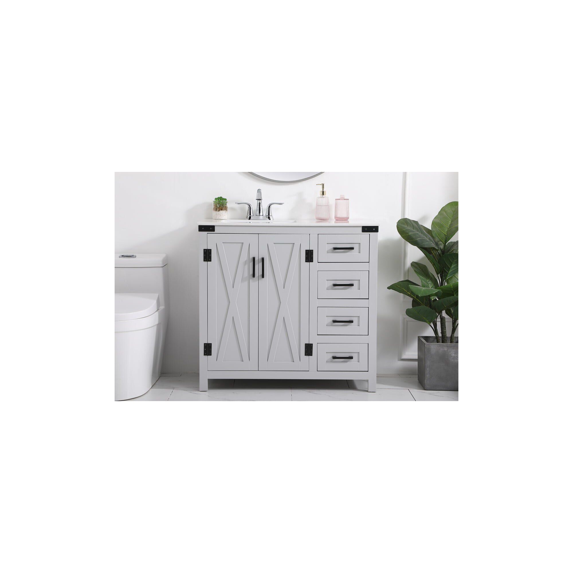Grant 36 Inch Bath Vanity Cabinet
