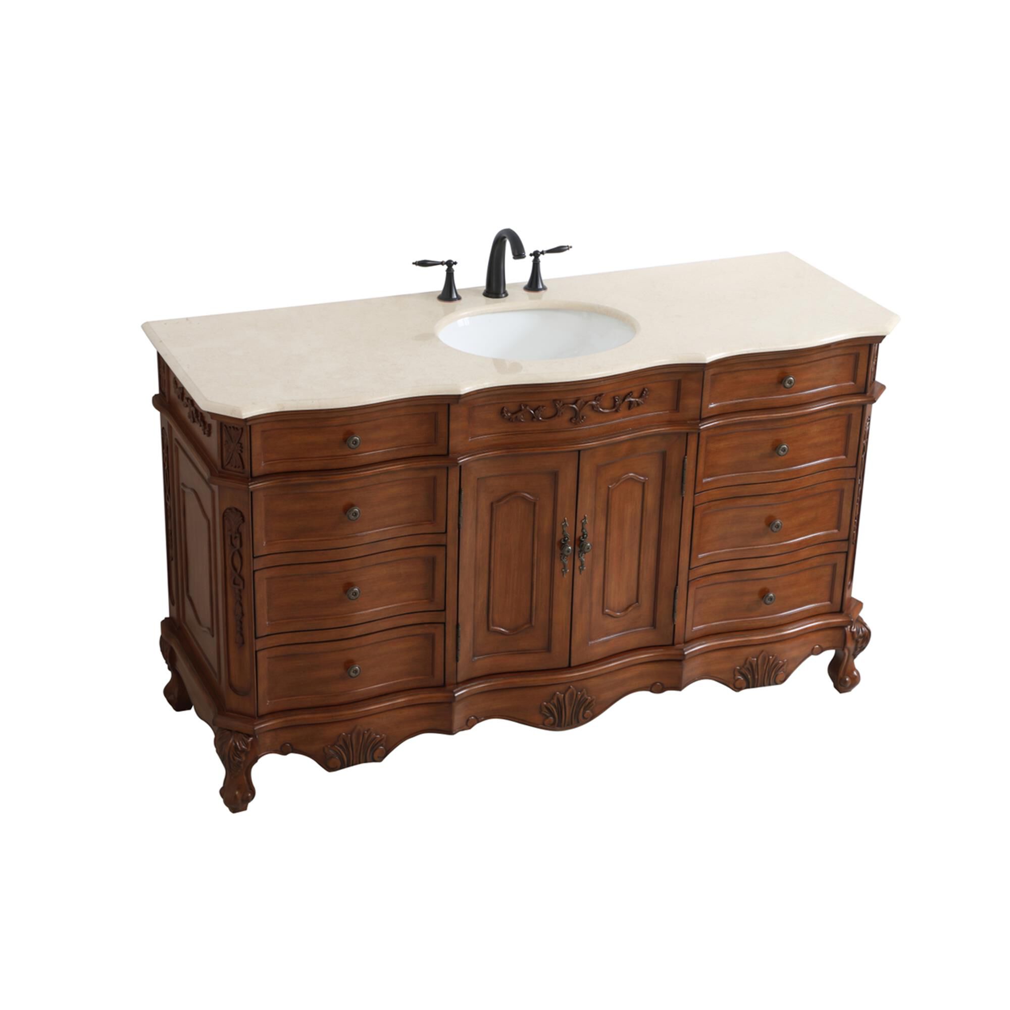 Danville 60 Inch Bath Vanity Cabinet