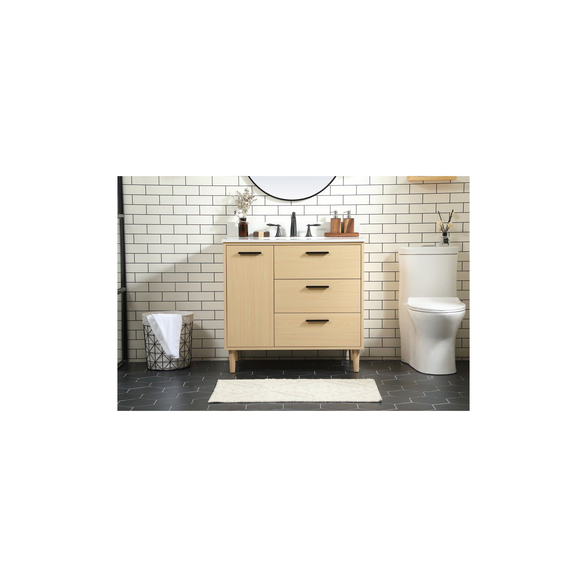 Baldwin 22 Inch Bath Vanity Cabinet