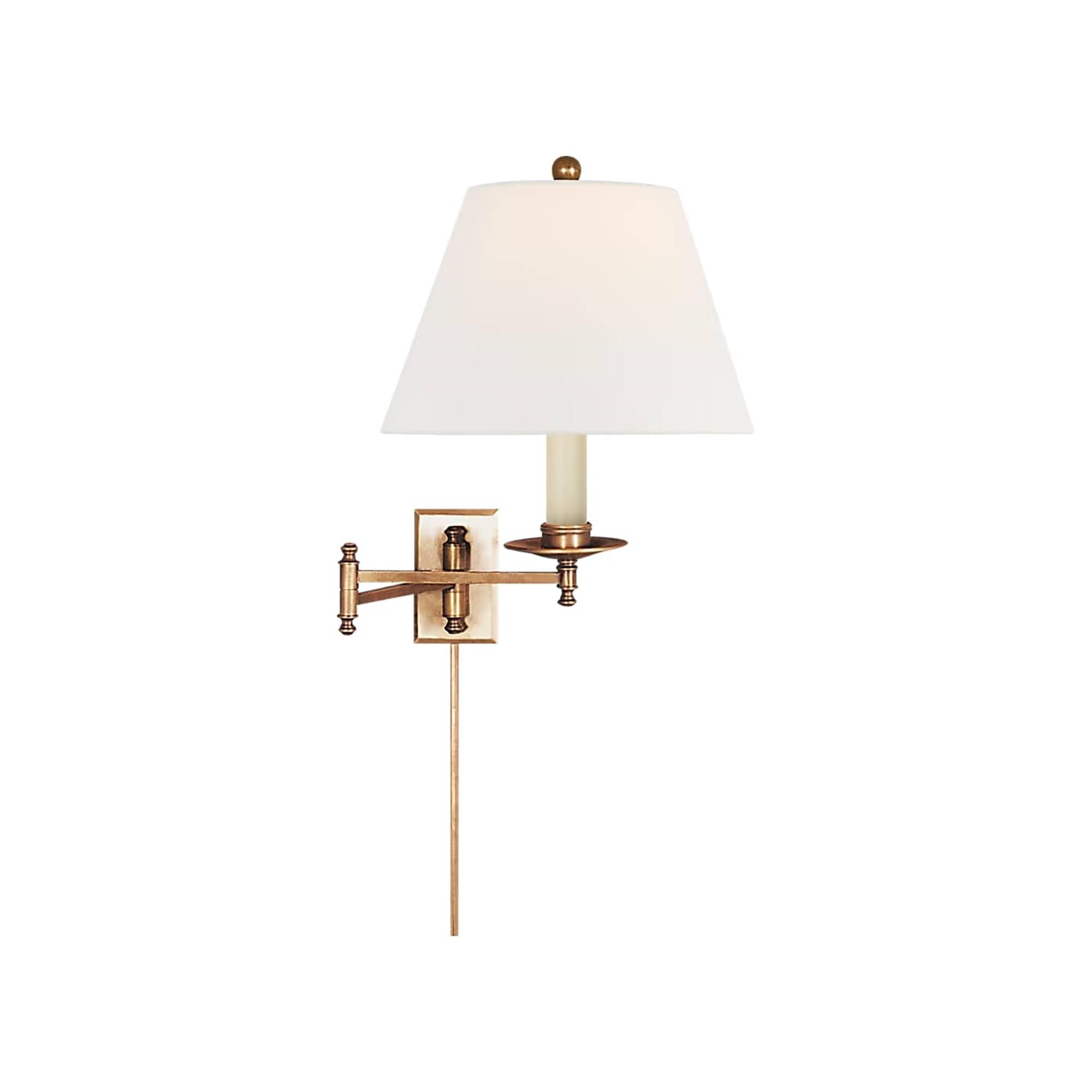 Chapman & Myers Dorchester 22 Inch Wall Swing Lamp