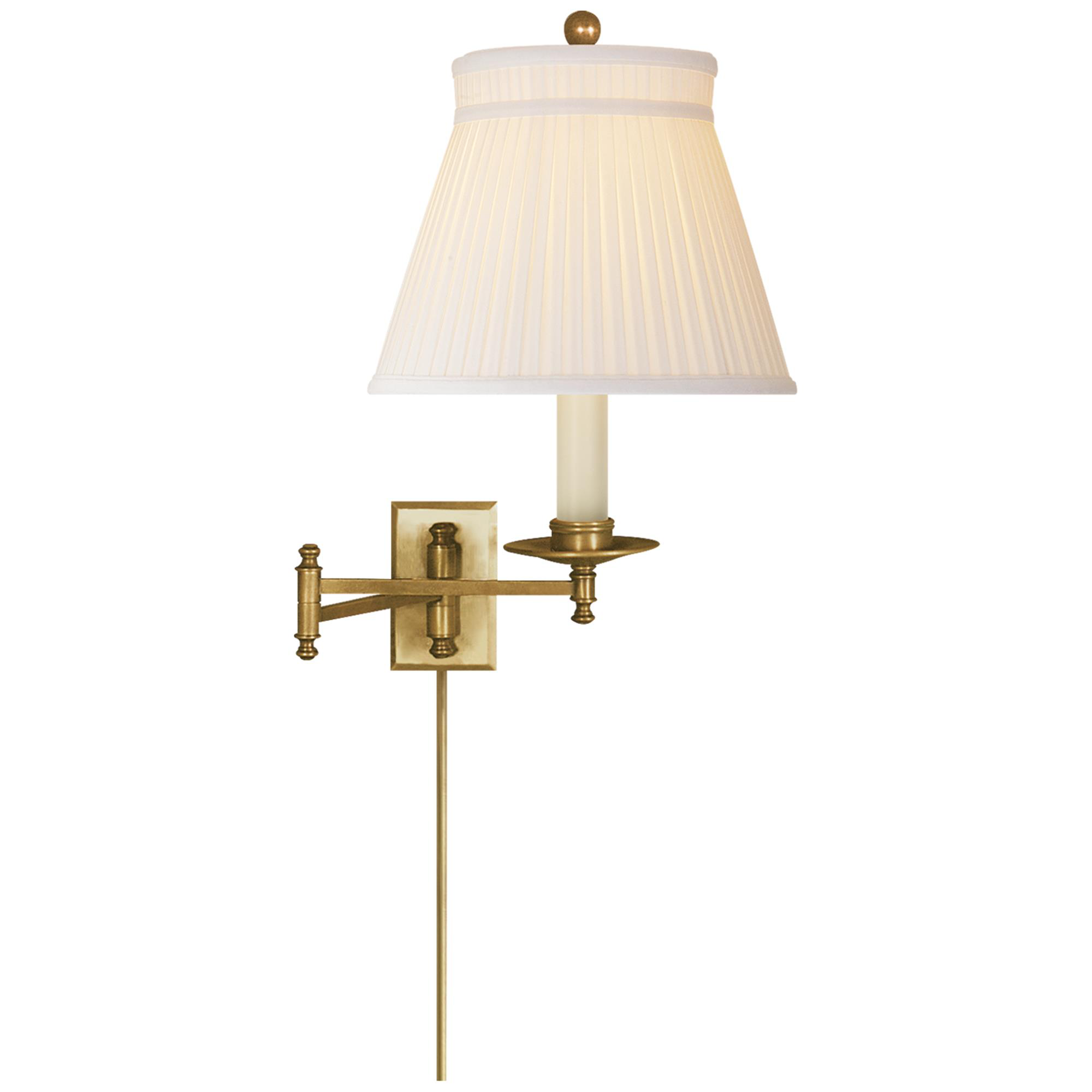 Chapman & Myers Dorchester 22 Inch Wall Swing Lamp