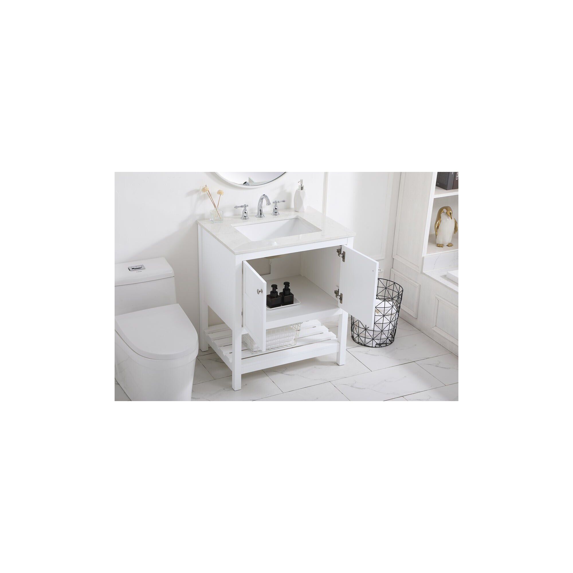 Theo 22 Inch Bath Vanity Cabinet