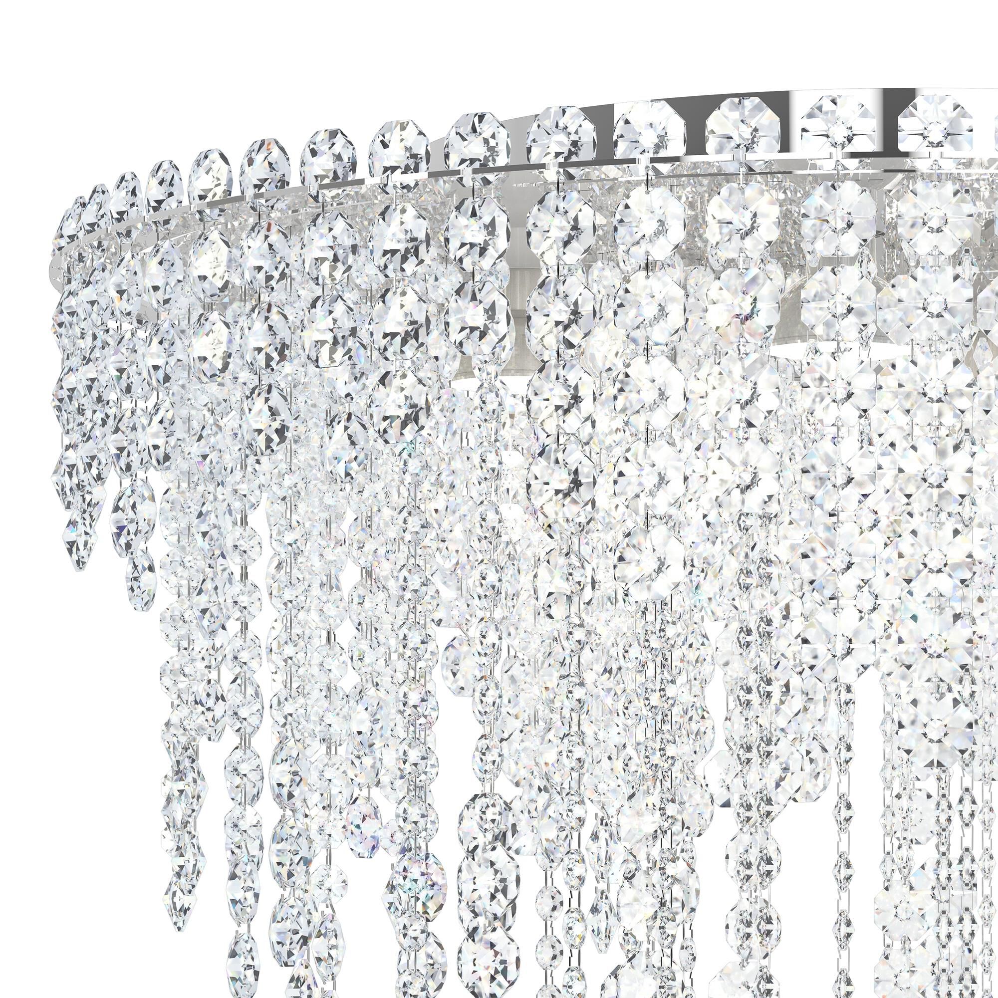 Chantant 24 Inch 6 Light Flush Mount