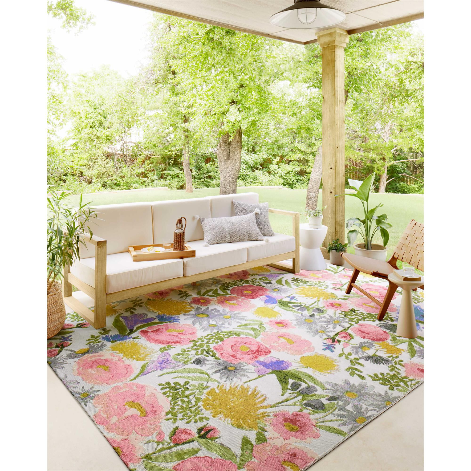 Botanical Power Woven Area Rug