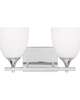 Drew & Jonathan Toffino 16 Inch 2 Light Bath Vanity Light