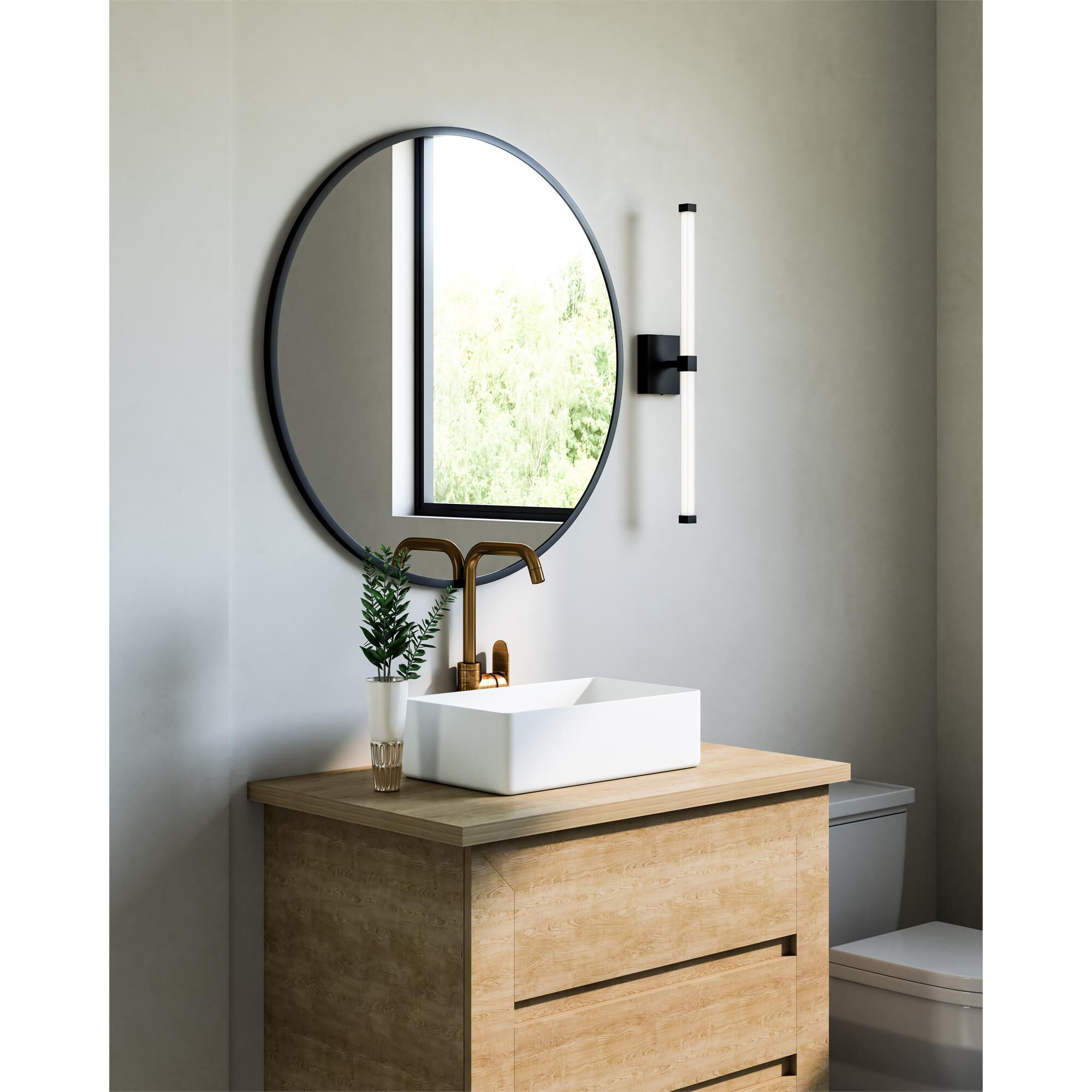 Ryan Pauly Blade 24 Inch Bath Vanity Light