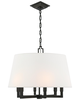 Chapman & Myers Square Tube Small Chandelier