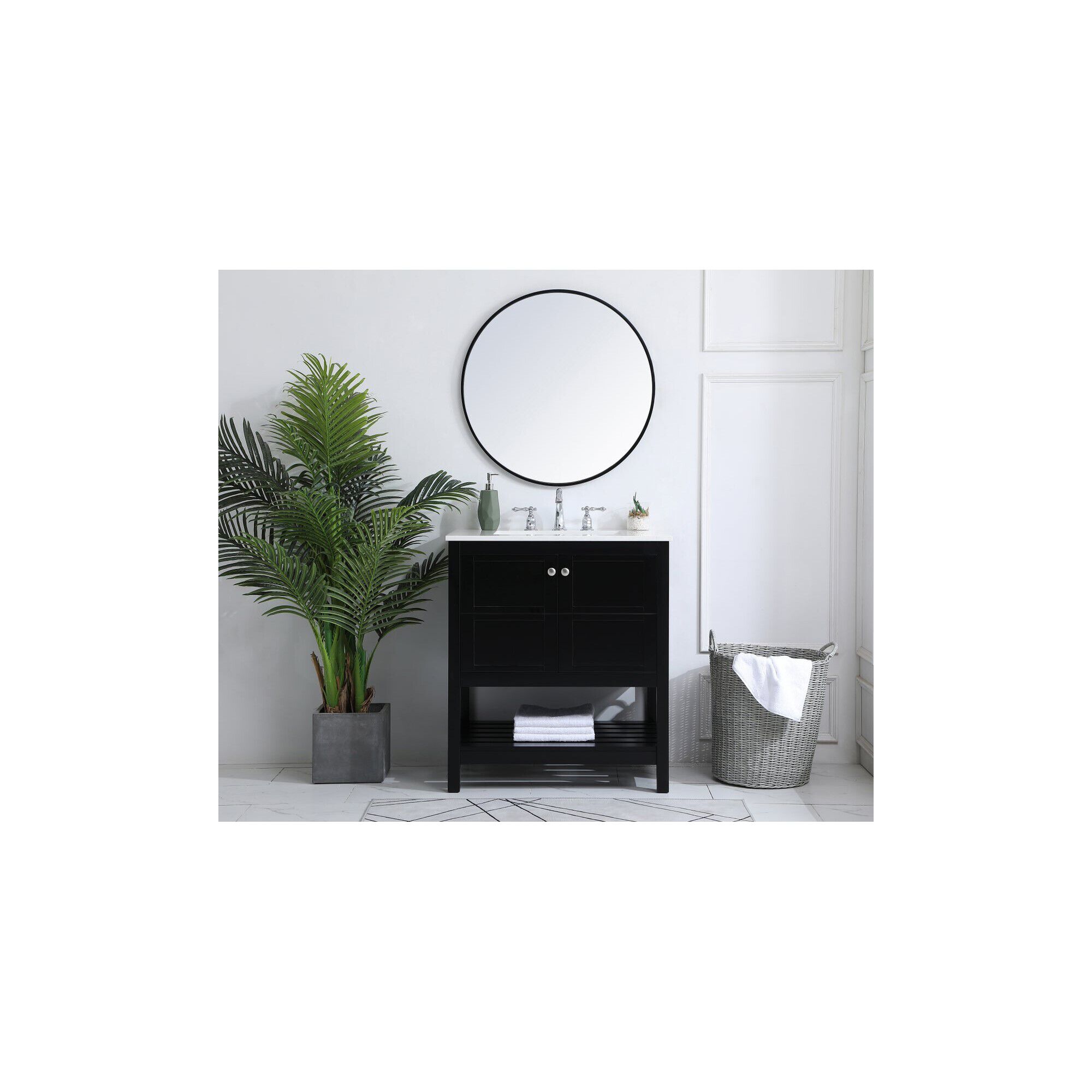 Theo 22 Inch Bath Vanity Cabinet