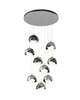 Brooklyn 20 Inch 9 Light Multi Light Pendant