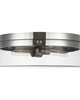 Chapman & Myers Garrett 18 Inch 2 Light Flush Mount