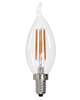 6.5 Watt LED CA10 2700K Filament E12 Clear