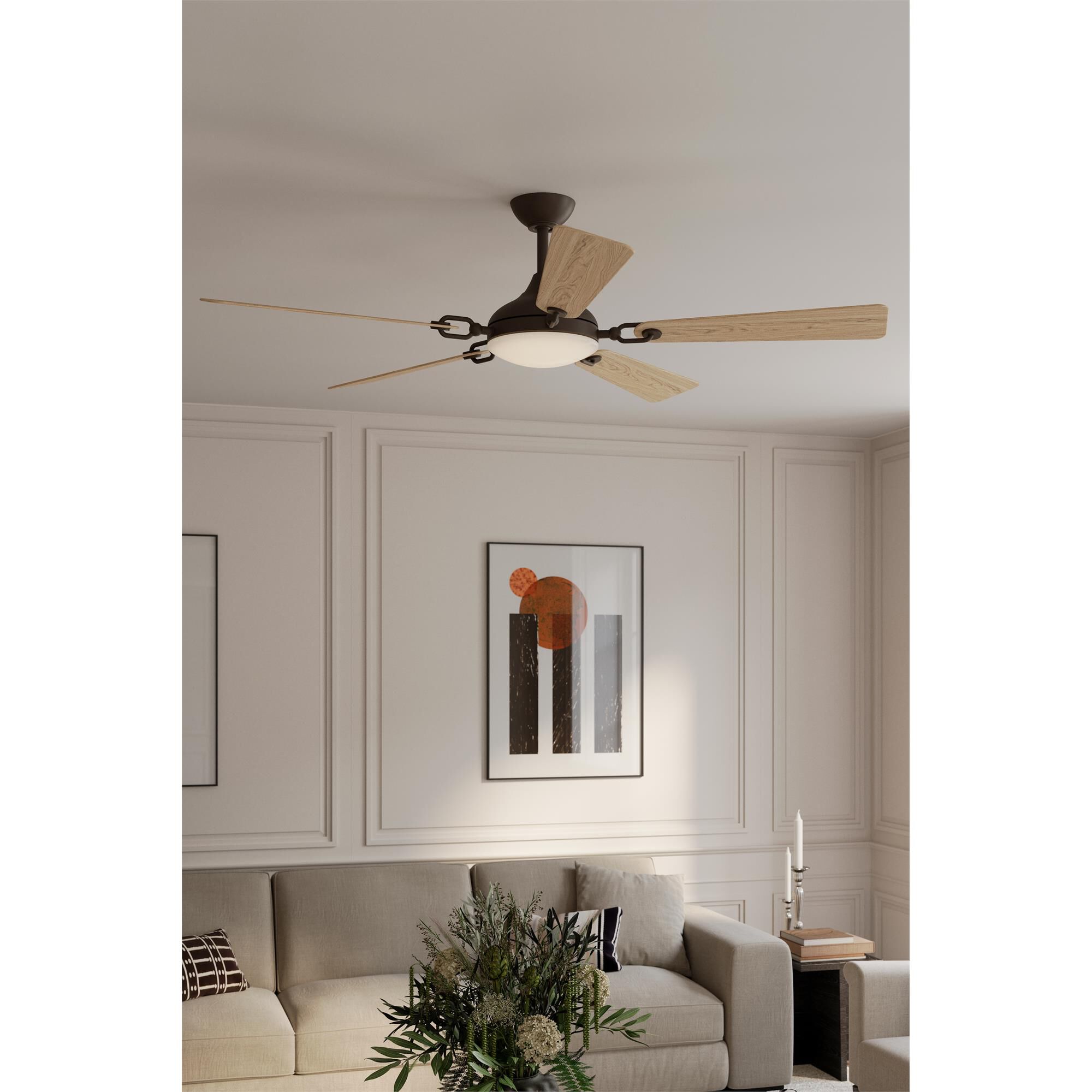 Cadena 65 Inch Ceiling Fan with Light Kit