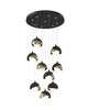 Brooklyn 20 Inch 9 Light Multi Light Pendant