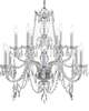 Traditional Crystal 31 Inch Chandelier