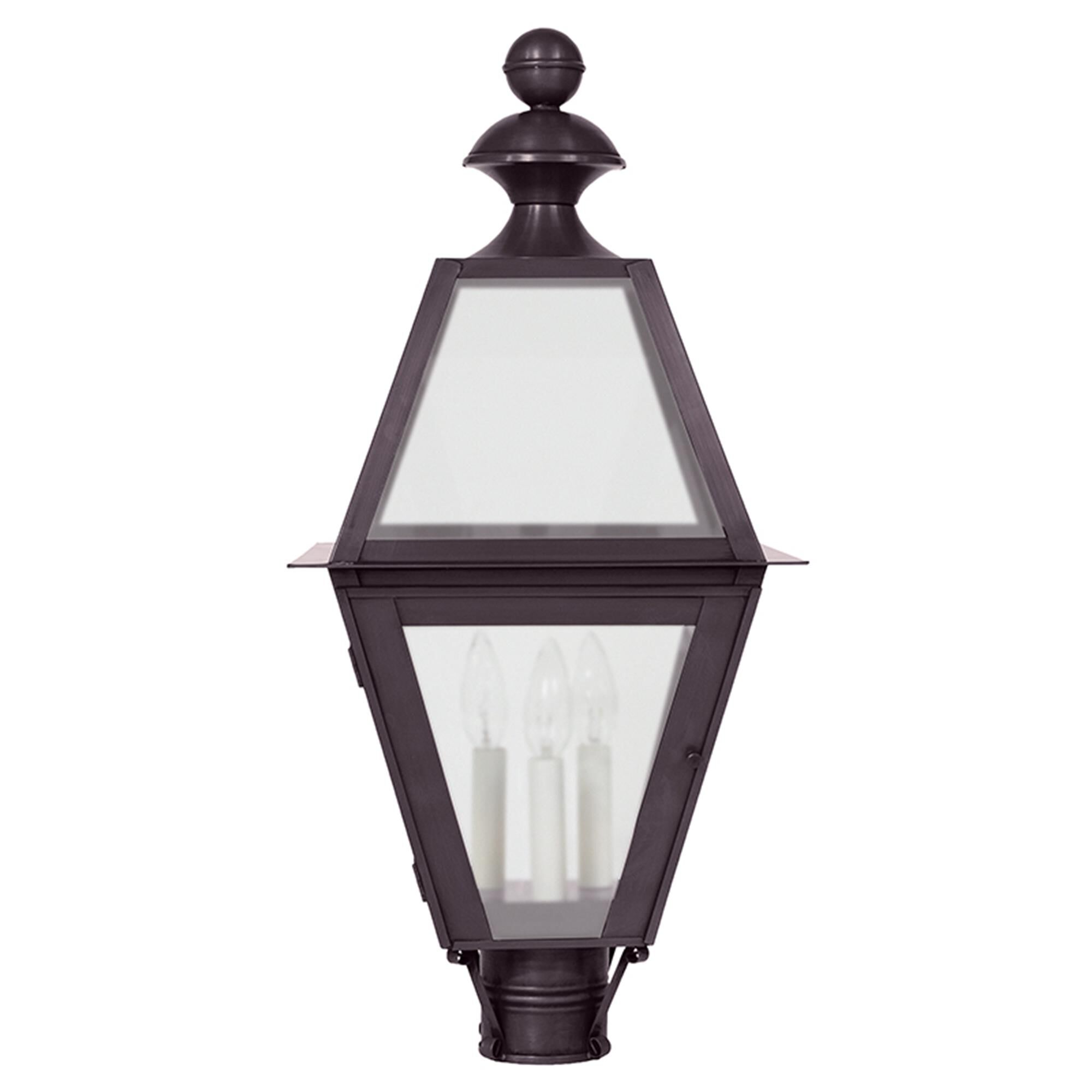 Boston 26 Inch 3 Light Outdoor Post Lamp