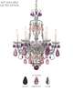 Hamilton Rock Crystal 22 Inch Chandelier