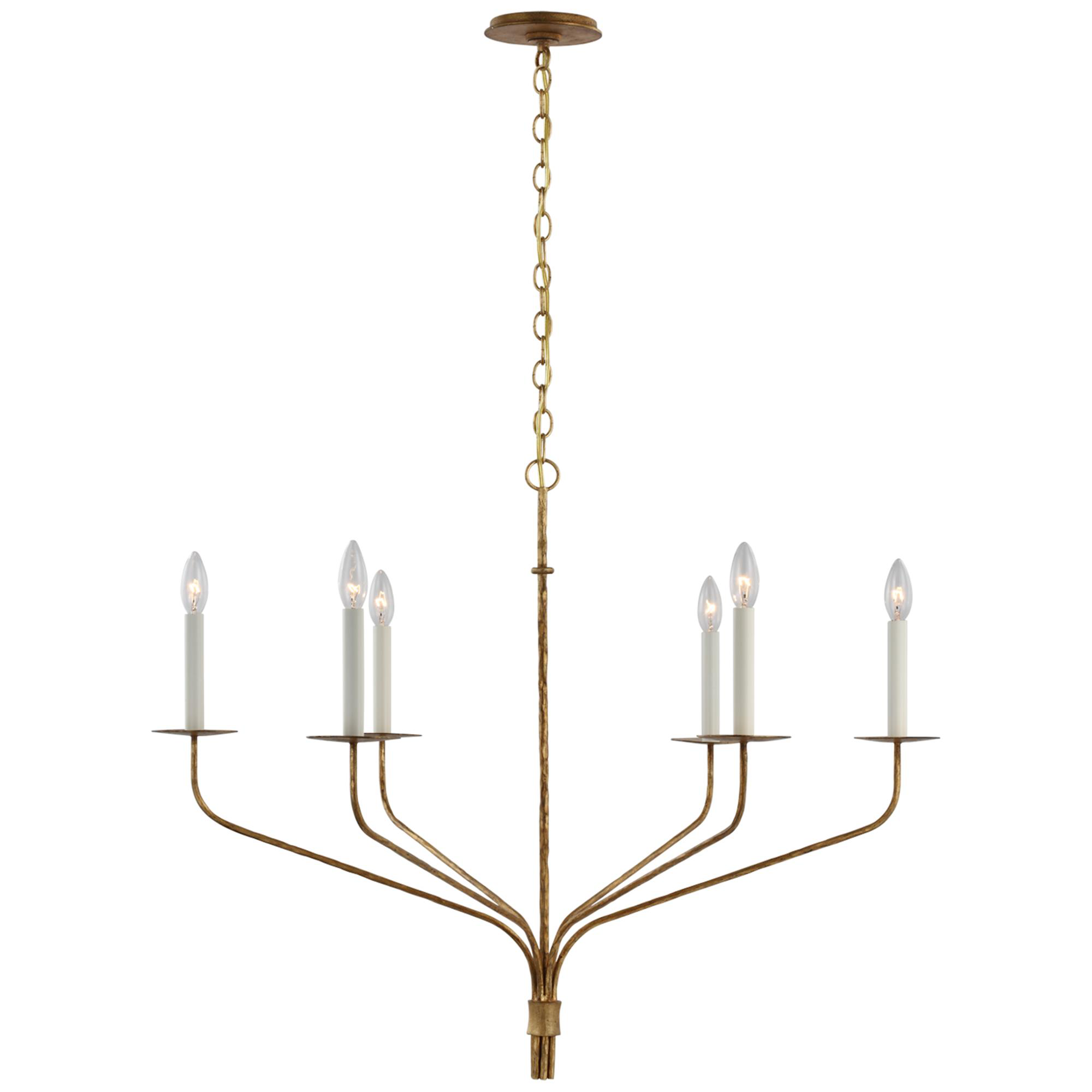 Ian K. Fowler Belfair 36 Inch 6 Light Chandelier