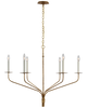 Ian K. Fowler Belfair 36 Inch 6 Light Chandelier