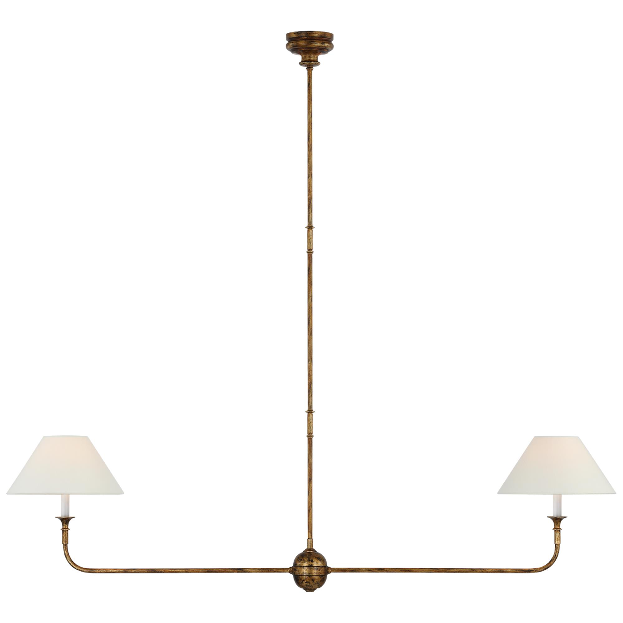 Thomas O'Brien Piaf 62 Inch Linear Chandelier