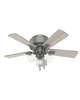 Crestfield 42 Inch Flush Mount Fan with Light Kit