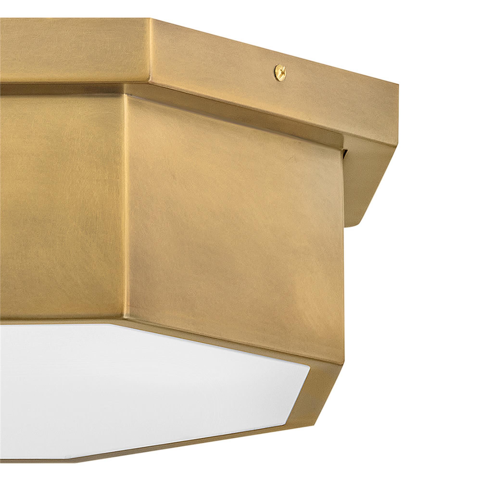 Facet 18 Inch 3 Light Flush Mount