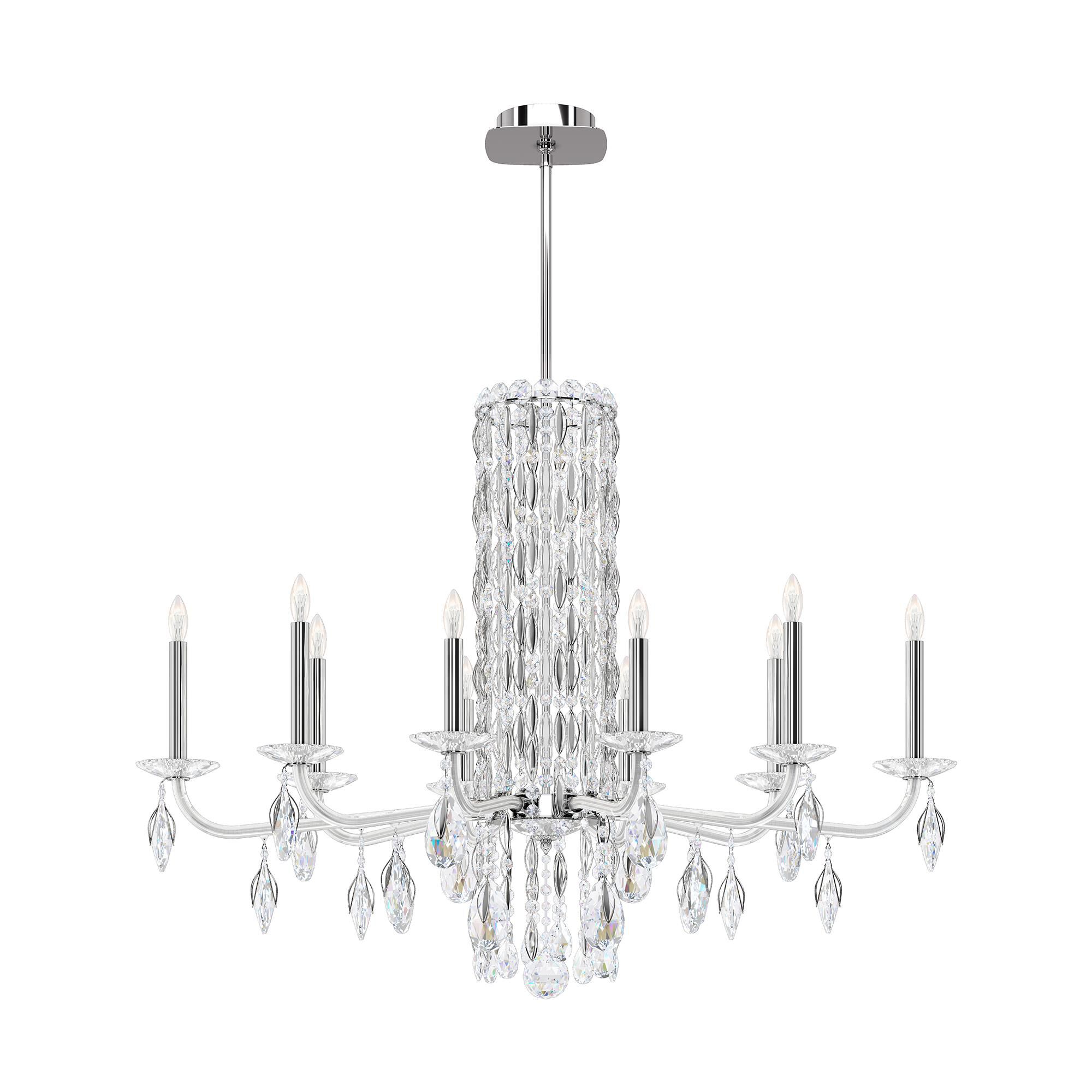 Sarella 30 Inch 10 Light Chandelier