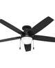 Anisten 52 Inch Flush Mount Fan with Light Kit