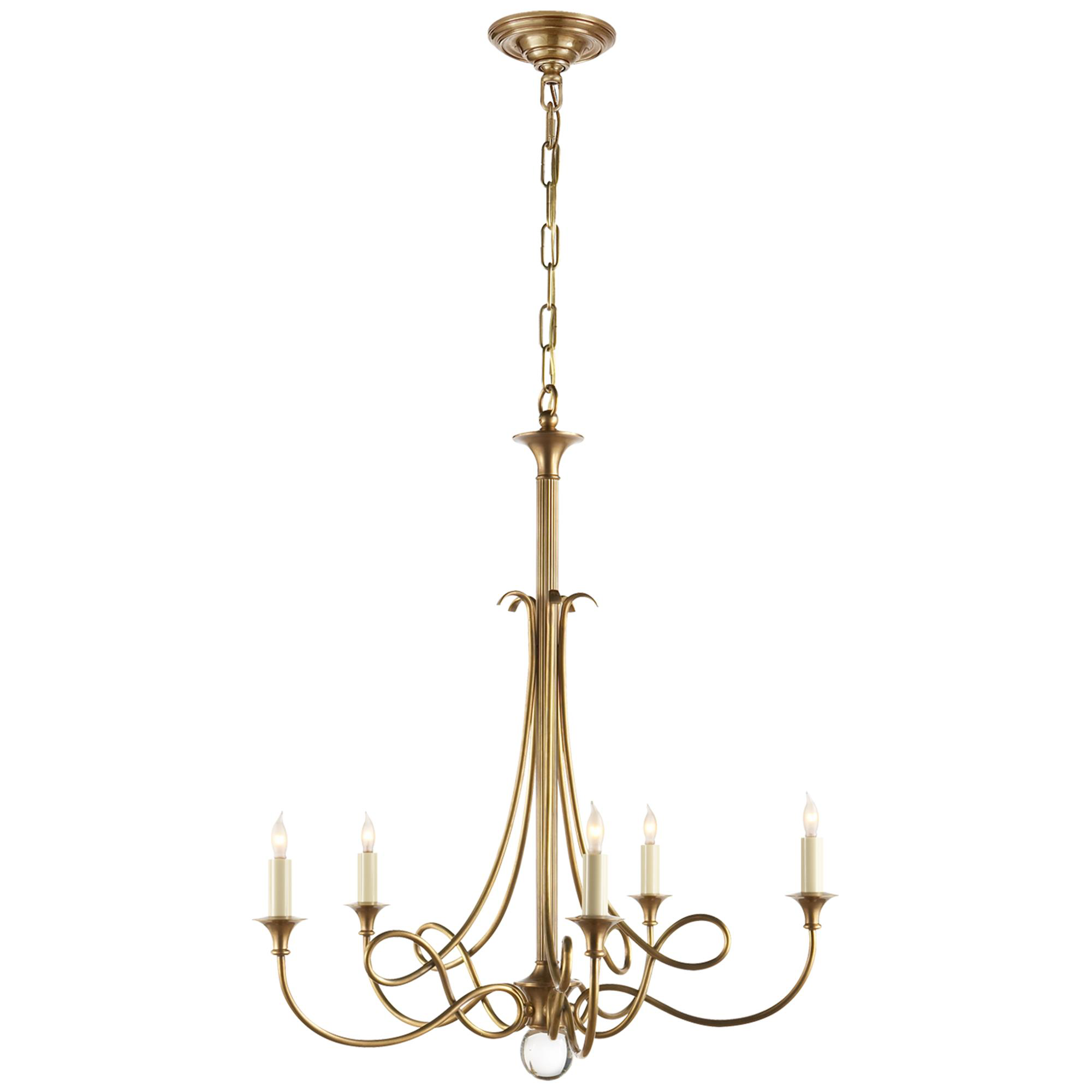 Double Twist 26 Inch Chandelier