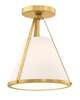 Fulton 9 Inch Semi Flush Mount