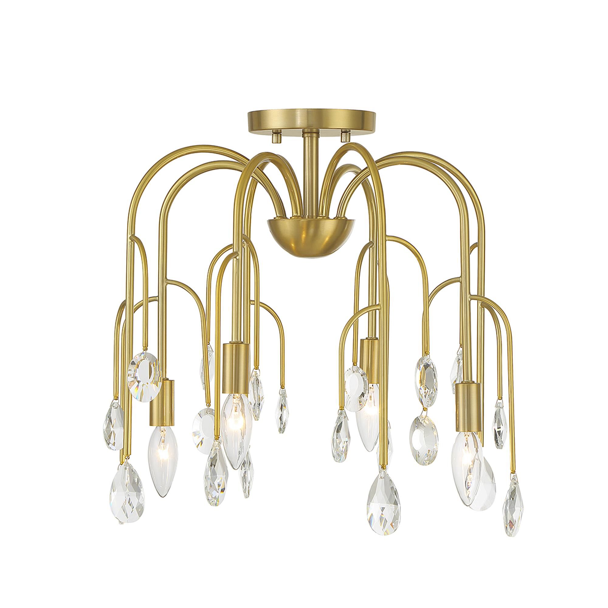 Anholt 16 Inch 4 Light Semi Flush Mount