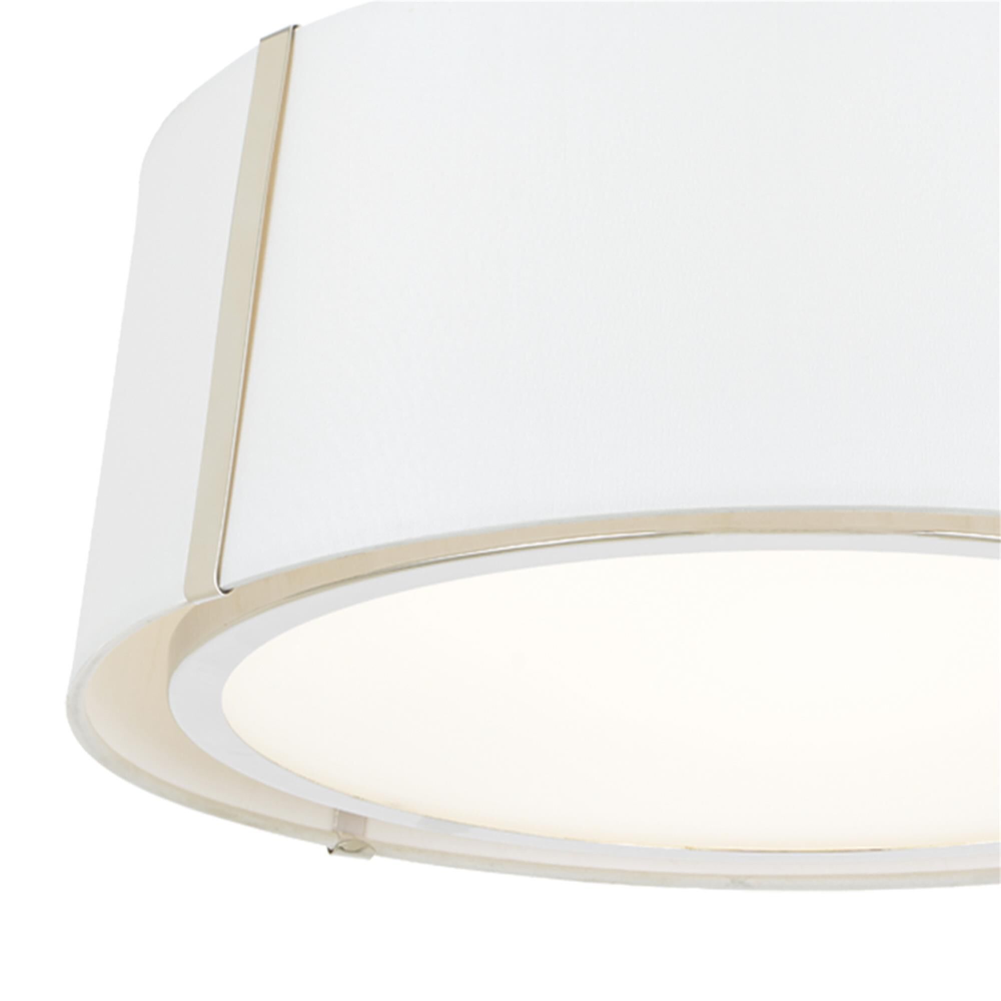 Fulton 18 Inch 3 Light Semi Flush Mount